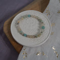Bracelet Nouveau Départ – Amazonite & Pierre de Lune | CréaD'Âme