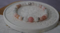 Bracelet Douceur – Opale rose & Jaspe blanc | CréaD’Âme